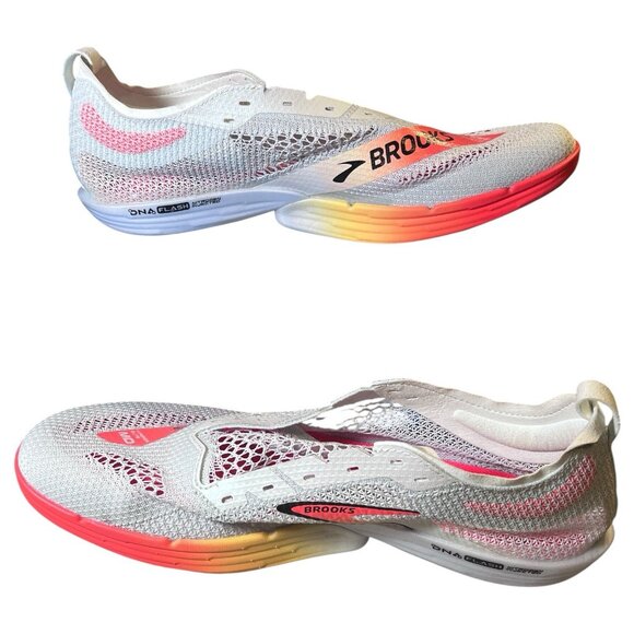 Brooks Hyperion Elite MD Running Spikes Grey Mid Distance Mens 13/ Womens 14.5 - Picture 8 of 16